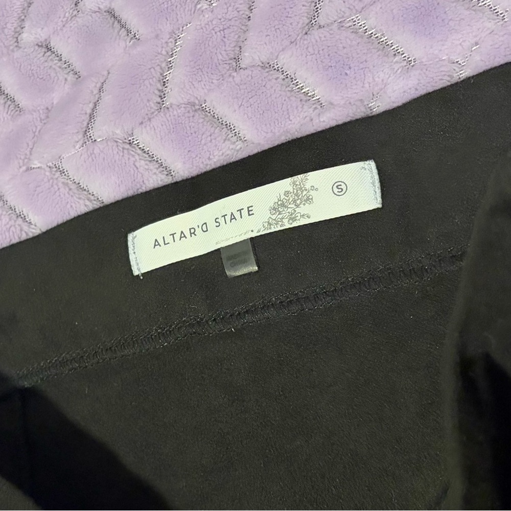 Altar'd State Black Fringe Midi Skirt - Picture 3 of 3